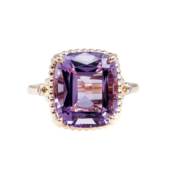 Tiffany & Co. Jewelry Tiffany Co 8k Rose Gold Amethyst Diamond Ring